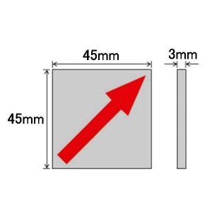 画像5: アルミプレート　貼付タイプ　45×45×3mm