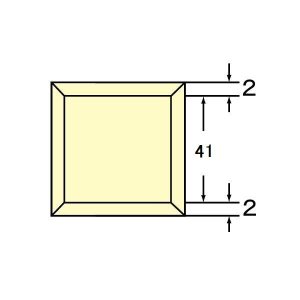 画像3: アルミプレート　貼付タイプ　45×45×3mm