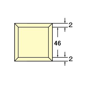 画像3: アルミ製回転防止プレート　1穴タイプ　50×50×4mm /10枚入