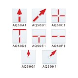 アルミ製回転防止プレート　1穴タイプ　50×50×4mm 　