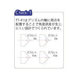 画像2: 定点観測用プリズム 2.5インチ ベースキット　TT-41　222256