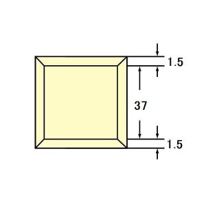 画像4: アルミプレート　固定タイプ　40×40×3mm 1穴　