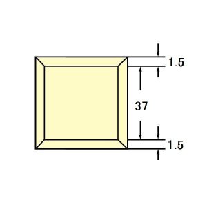 画像3: アルミ製回転防止プレート　1穴タイプ　40×40×3mm /10枚入　